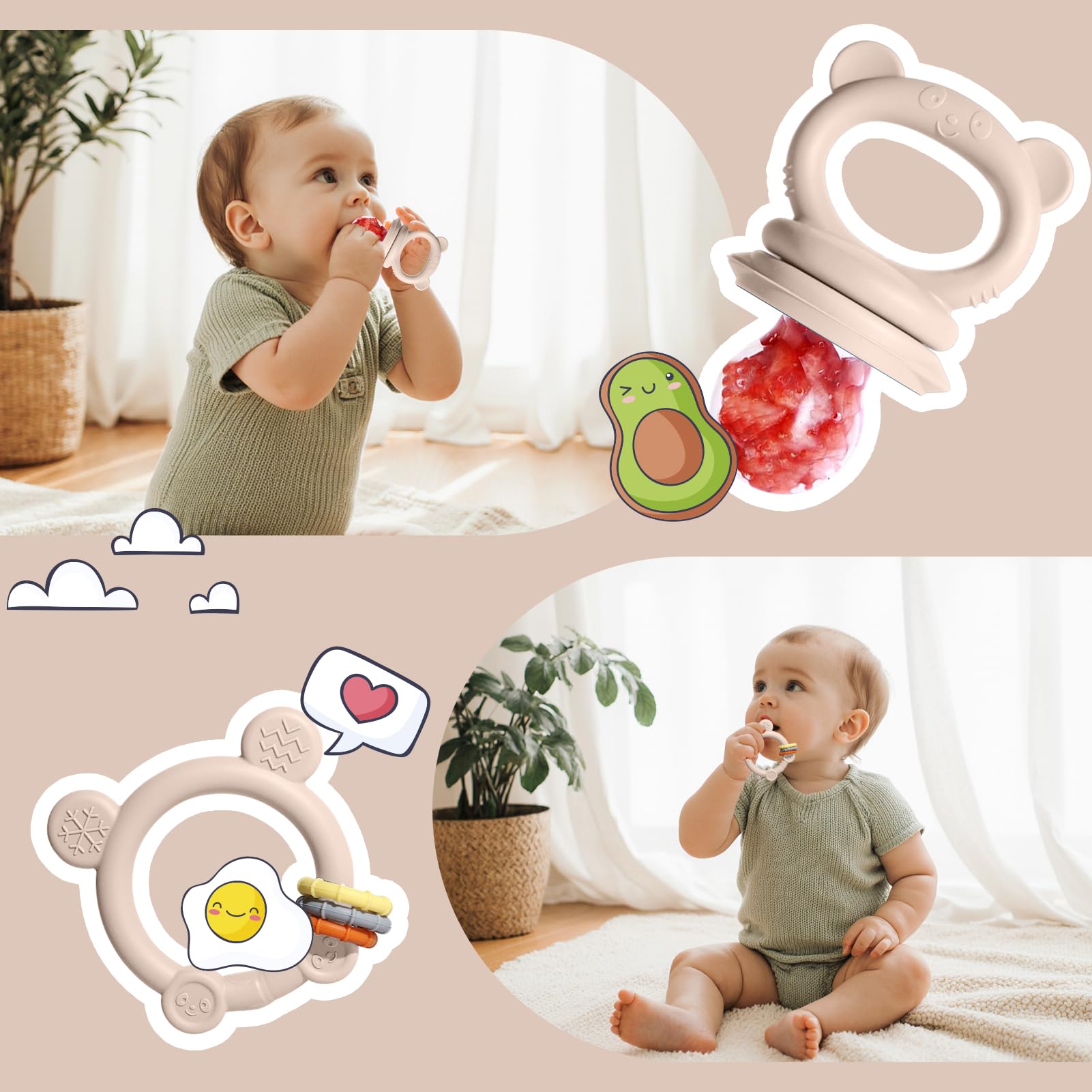 Catvegue anti-loss clip and replaceable teats improve on-the-go feeding security