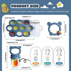 Catvegue popsicle tray with lid; portioned purées become easy frozen treats.