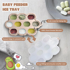 Catvegue food-grade silicone material ensures safety and gentle textures for baby feeding