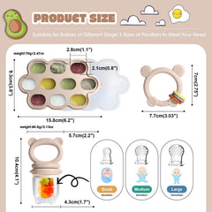 Catvegue freezer tray with lid demonstrates portioned purée storage for quick snacks