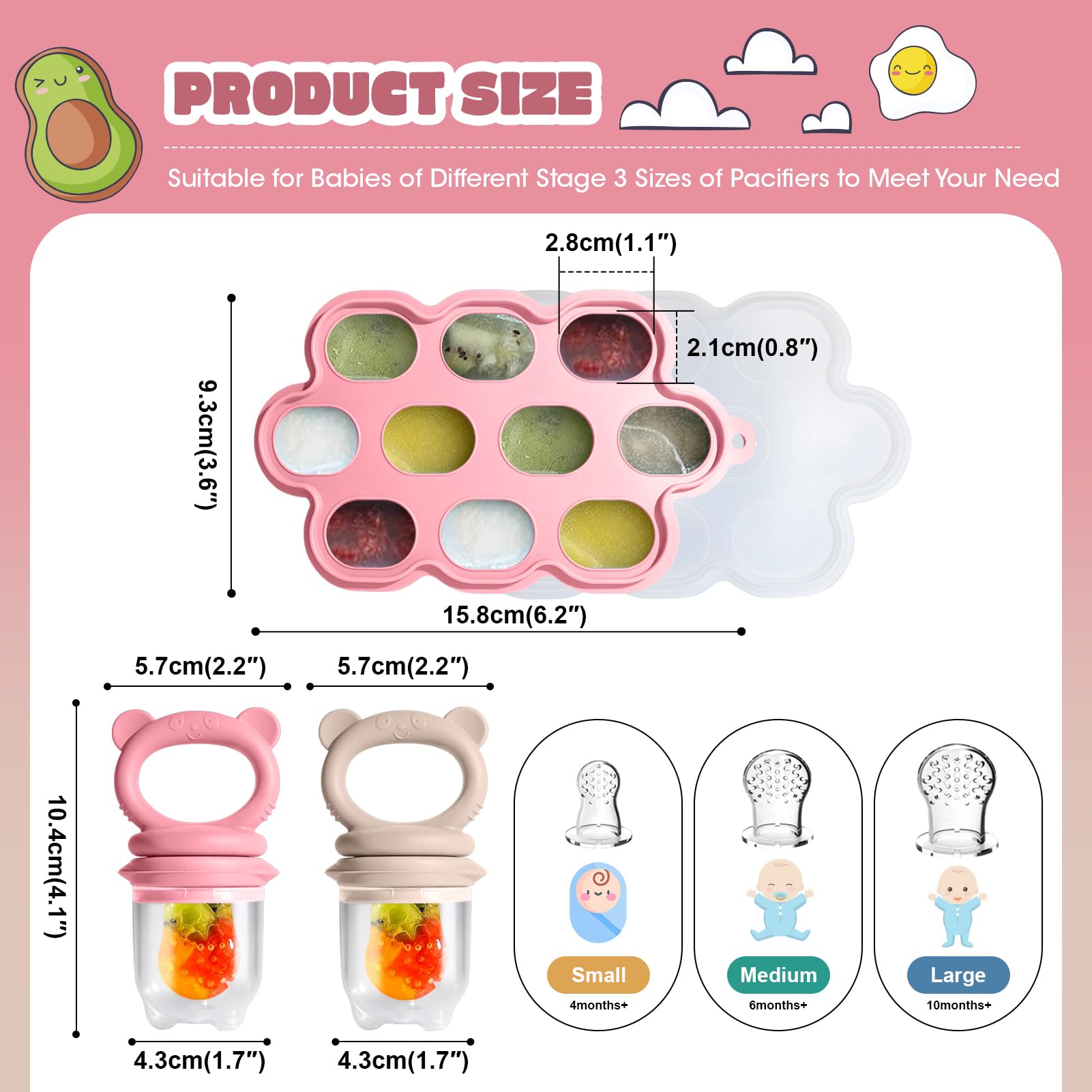 Catvegue silicone popsicle tray lid showing portioned frozen snacks.