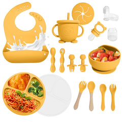 Catvegue silicone suction plate on table for mess-free meals