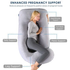CAUZYART pillow cradles hips and knees for relaxed posture.