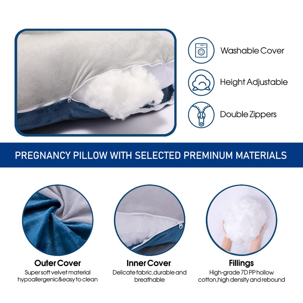 CAUZYART removable velvet cover makes washing easy and keeps softness.