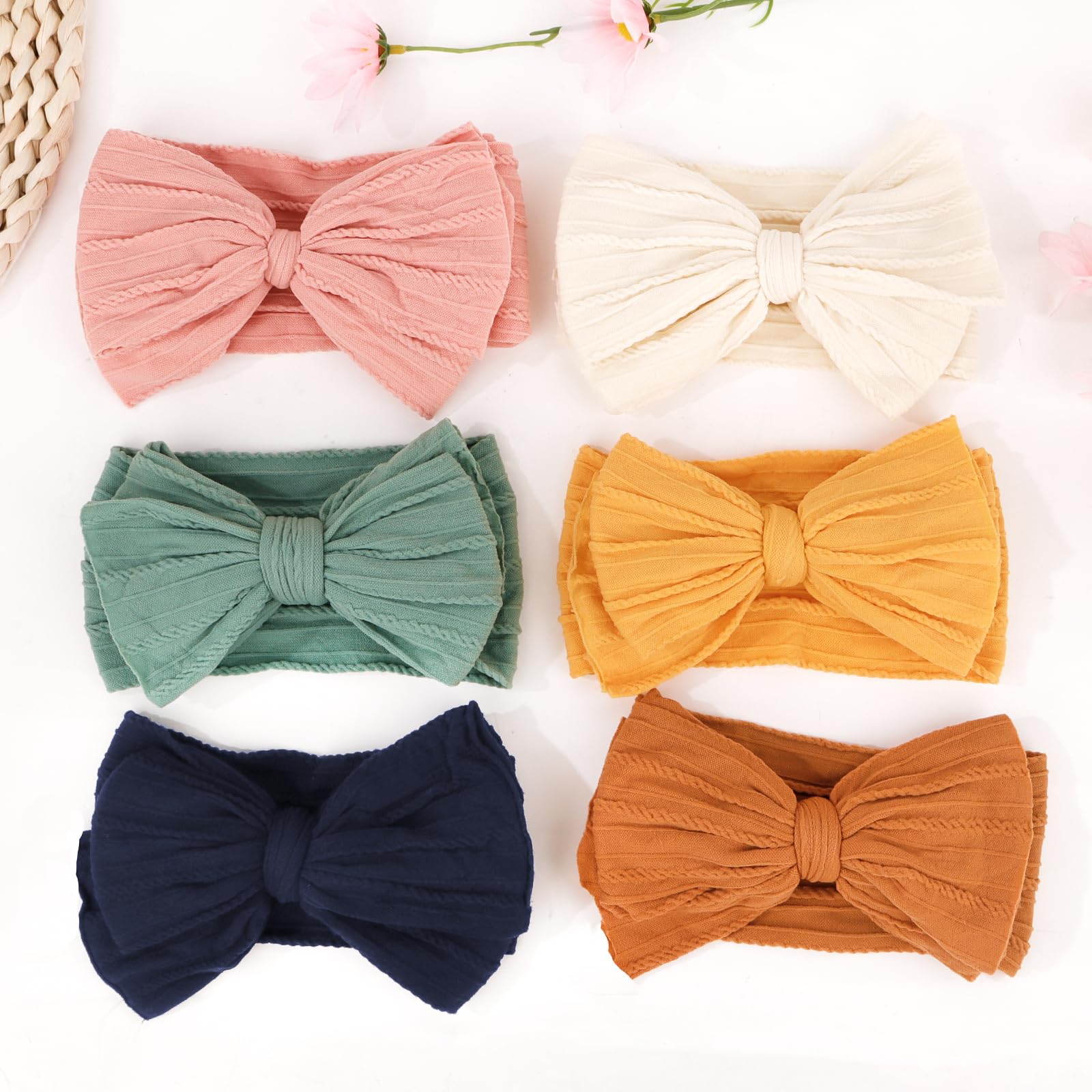 CAVETEE baby headband colors collection versatile for outfits and photos