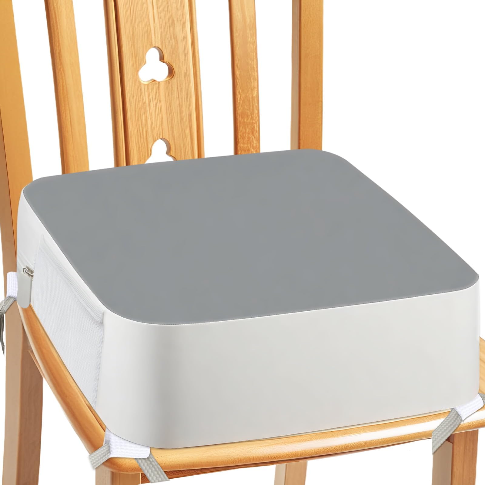 CAVWVTYU booster seat 4-point strap secures wobble-free dining.