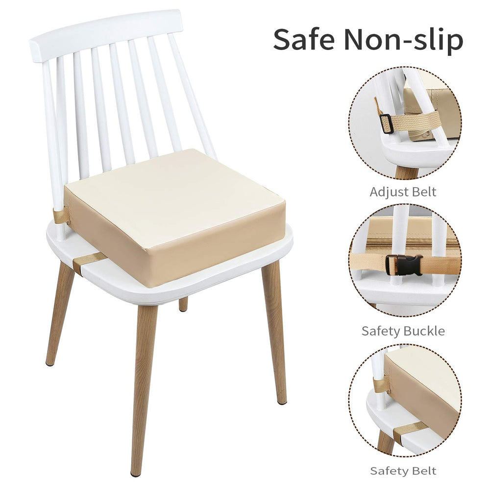 CAVWVTYU booster seat detachable cover with zipper for quick cleaning.