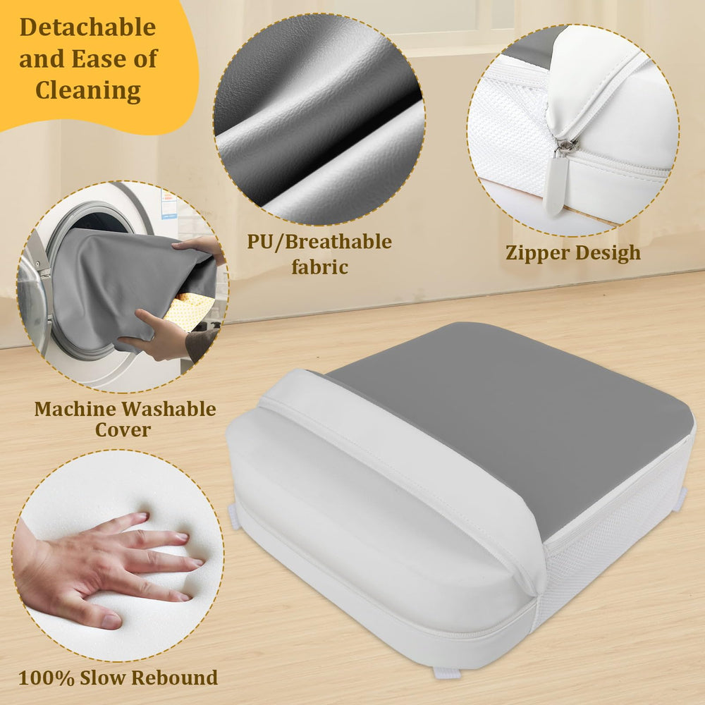 CAVWVTYU booster seat ultra-portable folds compactly for travel.