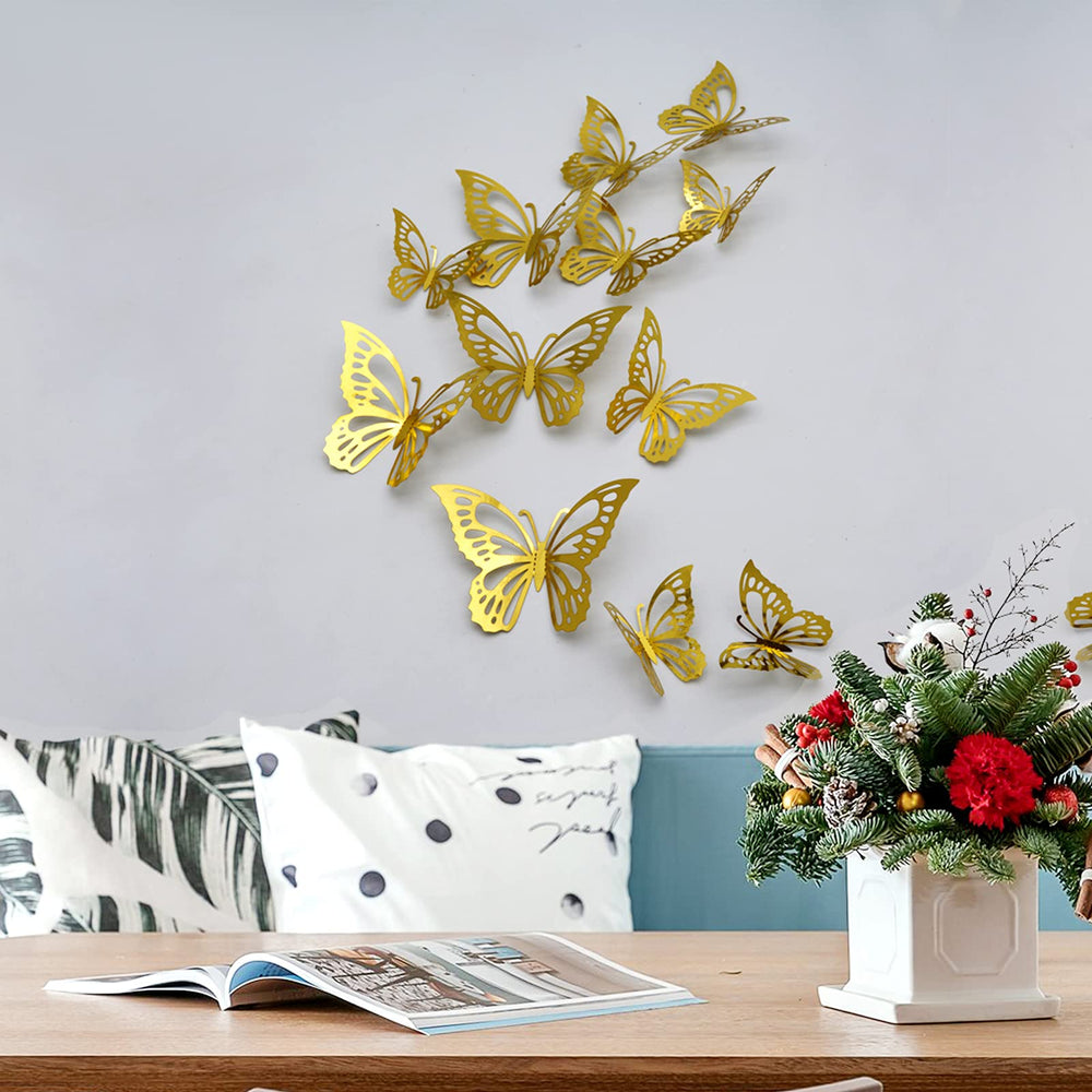 CAYUDEN 3D gold butterfly packaging view for quick setup inspiration