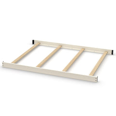 CC KITS full-size bed rails conversion kit on display for durable crib-to-bed transition