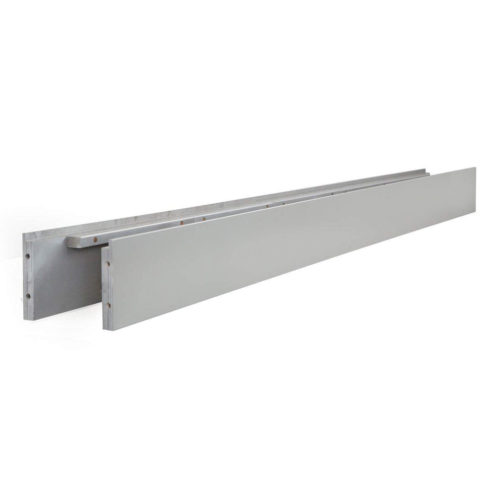 CC KITS full-size rails assembly enables quick crib-to-bed transition in Moon Grey.