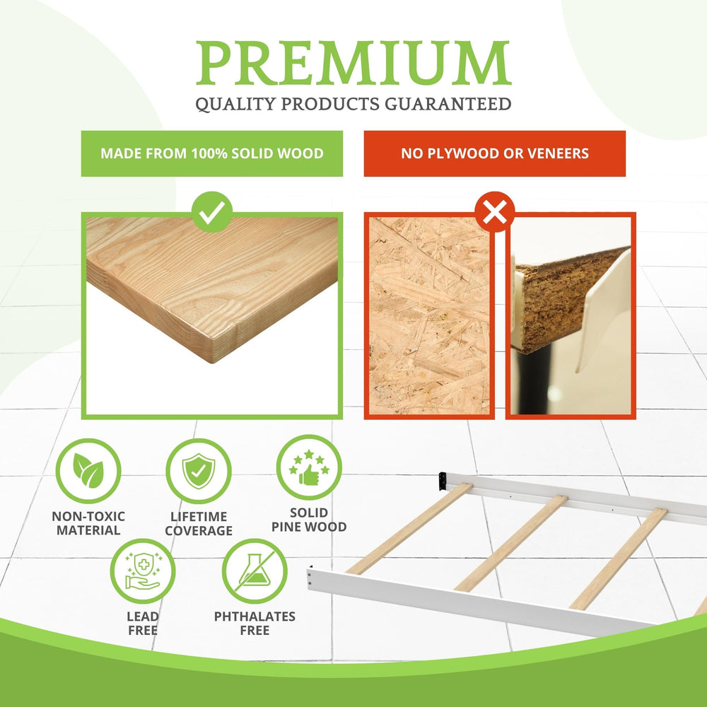 CC KITS full-size conversion kit bed rails packaging shows included rails and hardware.
