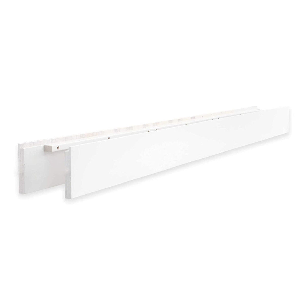 CC KITS full-size conversion rails installed on crib for sturdy transition