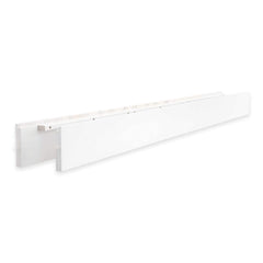 CC KITS full-size conversion rails installed on crib for sturdy transition