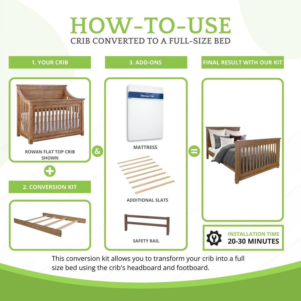 CC KITS optional safety guard rail attachment for toddler safety