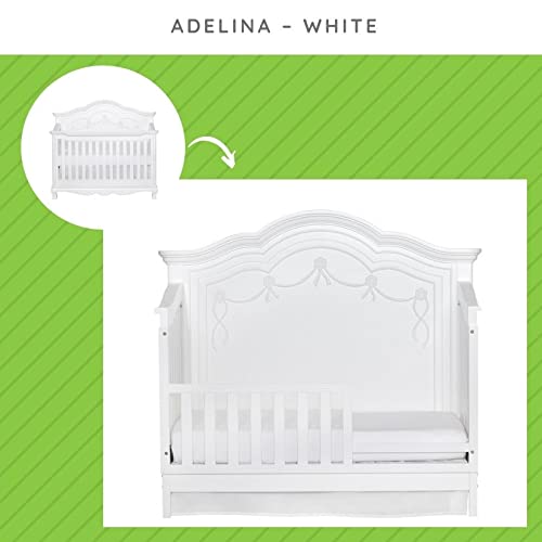 CC KITS Solid Wood Rail White durable construction for lasting use