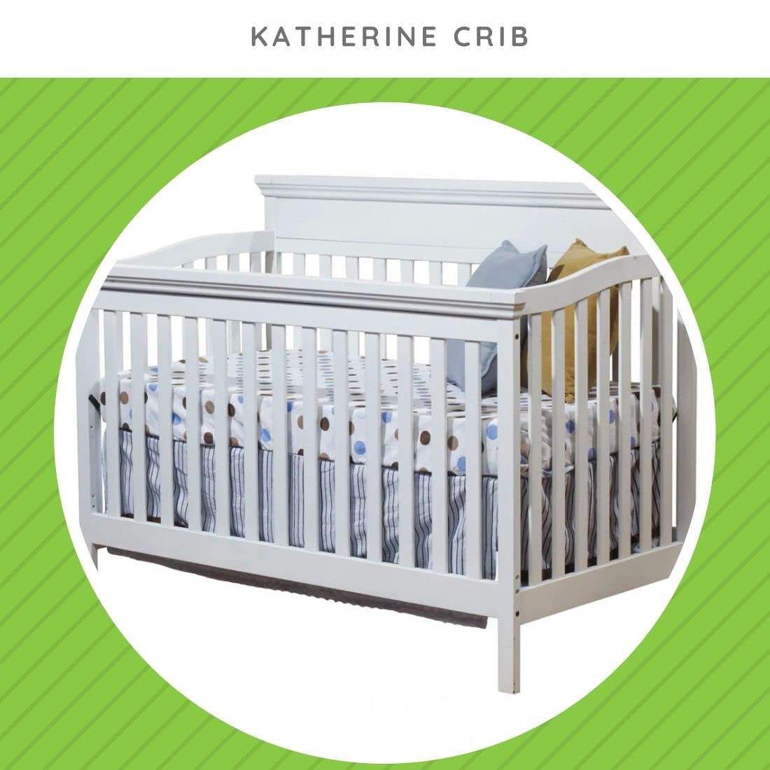 CC KITS Toddler Bed Rail compatibility chart demonstrates wide crib fit options