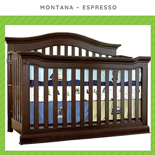 CC KITS Toddler Bed Rail conversion guide showing crib-to-toddler transition.