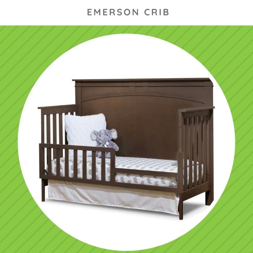 CC KITS guard rail compatibility with Sorelle cribs assures a secure, easy fit.