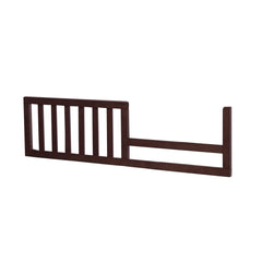 CC KITS toddler guard rail espresso installation for safe crib-to-bed transition.