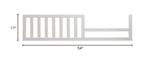 CC KITS Toddler Guard Rail in package conveys complete hardware for quick setup.