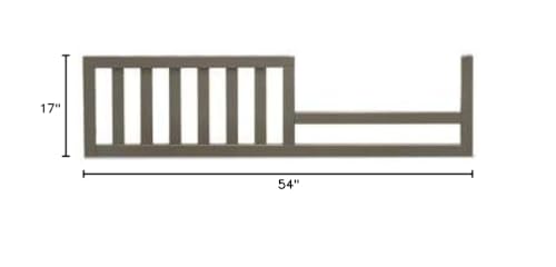 CC KITS Toddler Rail during crib-to-bed conversion setup