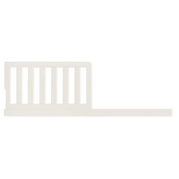 CC KITS Toddler Guard Rail Model 846 side view highlights sturdy solid wood for crib-to-bed transition