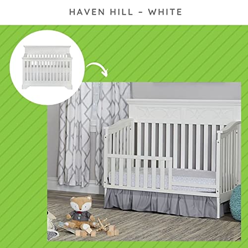 CC KITS White Rail Safety Bar reinforces bed boundary for independence
