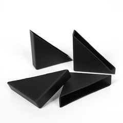 ccHuDE mirror corner protectors clear to preserve bathroom mirror integrity.