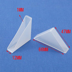 ccHuDE plastic edge protectors for furniture protect glass surfaces from impacts.