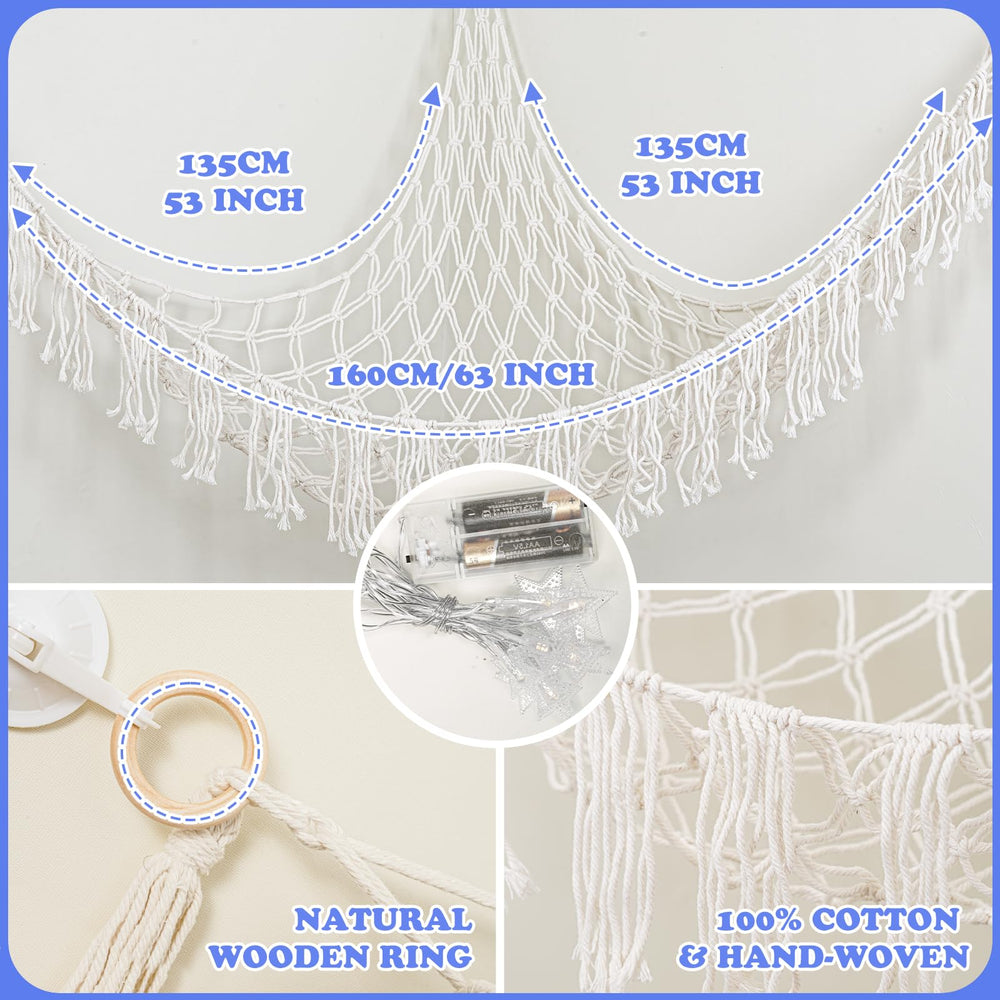 CCYLTL included-wall-anchors-screws enable quick, secure mounting for CCYLTL hammock