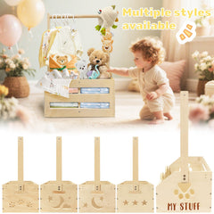 CDSDAS dual-function storage with hanger and dividers for organization.
