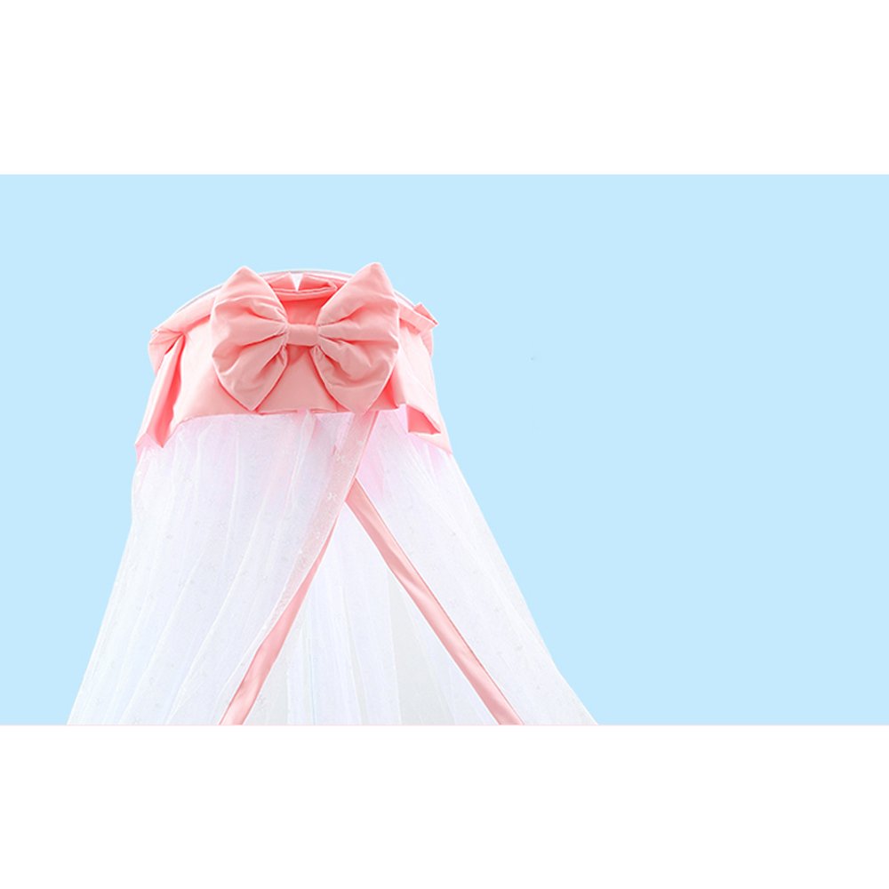 CdyBox bowknot design crib netting adds warm decor