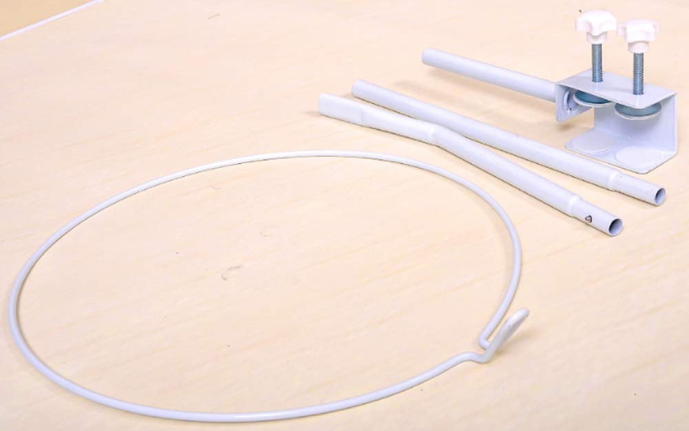 CdyBox adjustable clip-on stand shows easy height and angle customization for cribs.