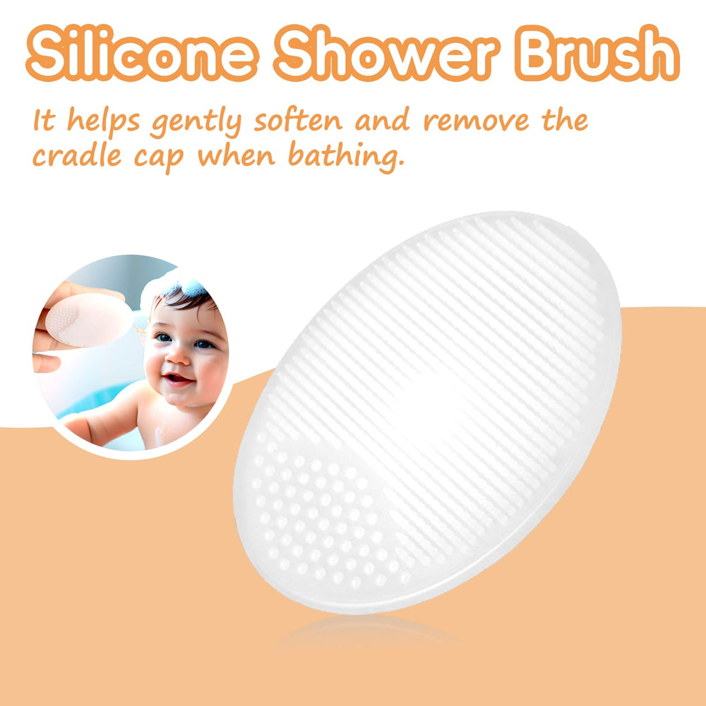 Ceavmlsr ergonomic-handle baby brush for comfortable grooming