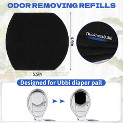 CebraBounze activated charcoal filter close-up highlights coconut carbon for strong odor absorption.