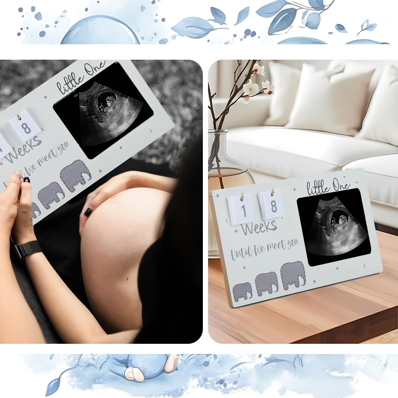 CebraBounze frame with stand and wall-hanger offers flexible display options.
