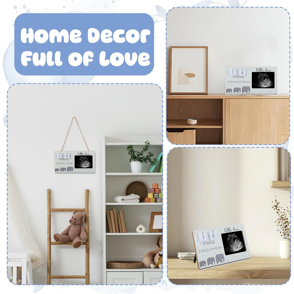 CebraBounze gender reveal decor frame adds festive touch to celebrations.