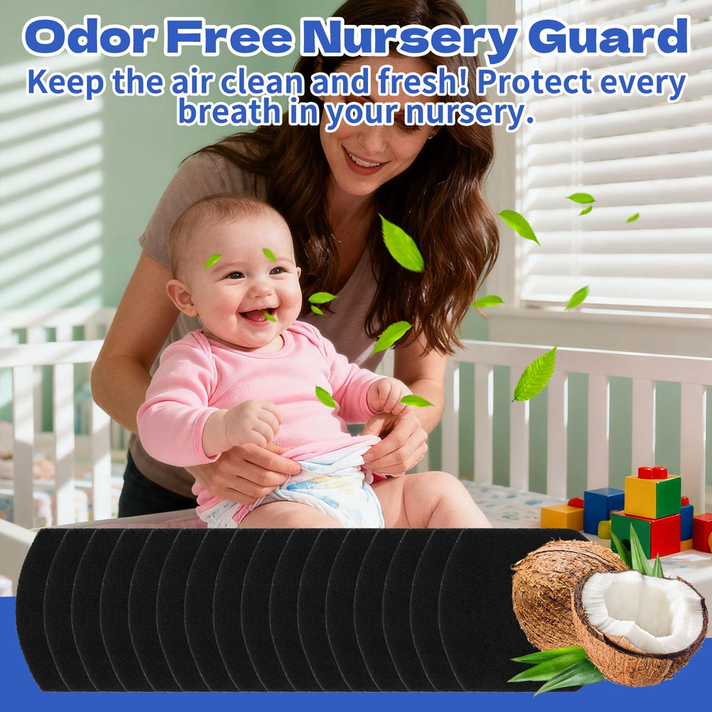 CebraBounze nursery-odor-control-pack illustrates 16-pack option for ongoing use.