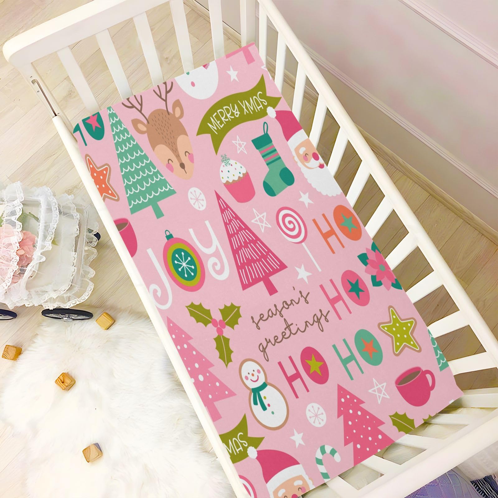 CEBUGI stretchy crib sheet easy-care—machine washable and long-lasting.