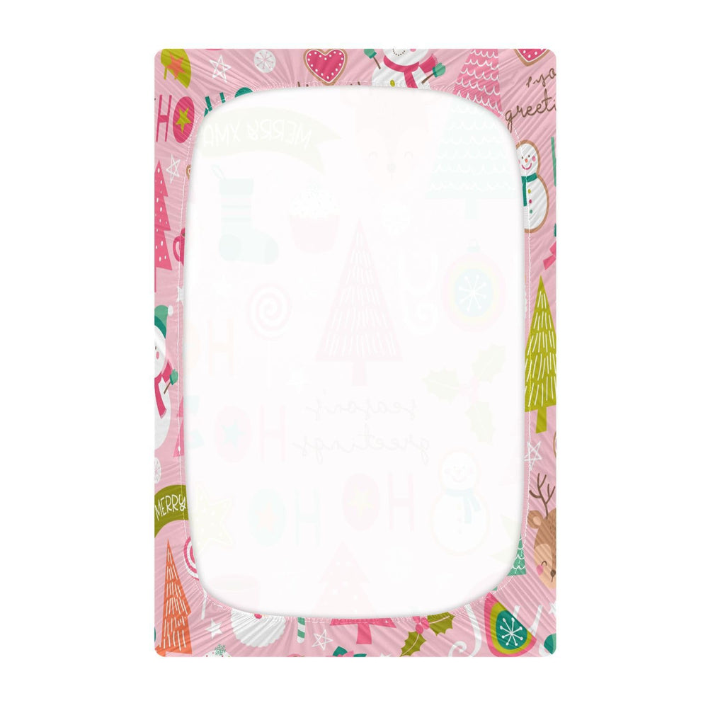 CEBUGI stretchy crib sheet shows elastic strap design preventing slips for safe sleep.