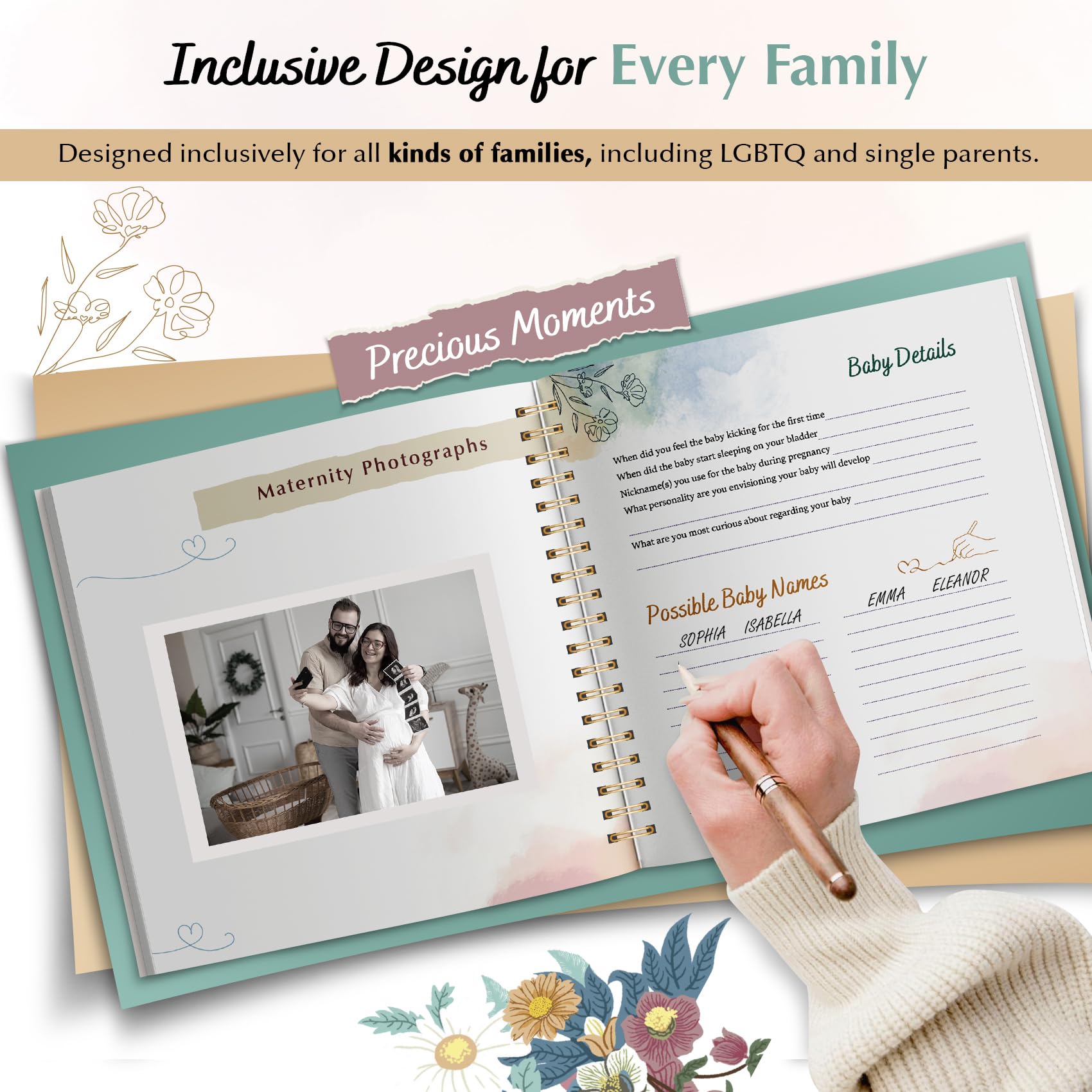 CeCe LaRue & CoCo Too gift-ready journal for expecting moms.