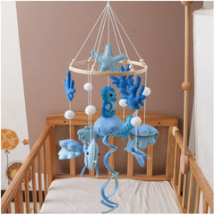 Ceecolia Adjustable Hanging Crib Mobile—customizable height for cribs, bassinets, or playpens.