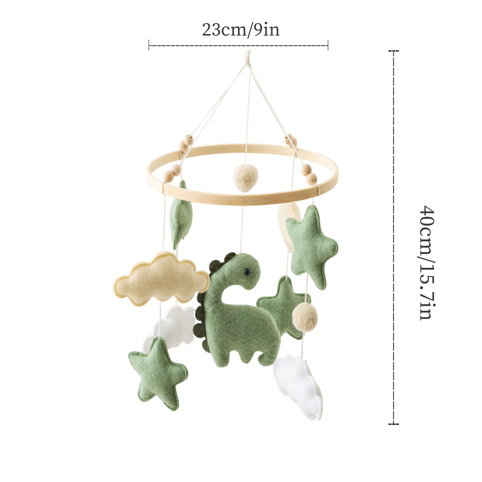 Ceecolia cotton charms bassinet offers gentle, decorative stimuli during routines.