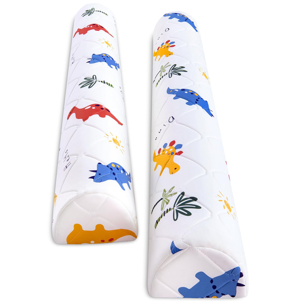 Ceekliybear 2-pack premium foam bed bumpers on toddler rails for added cozy safety.