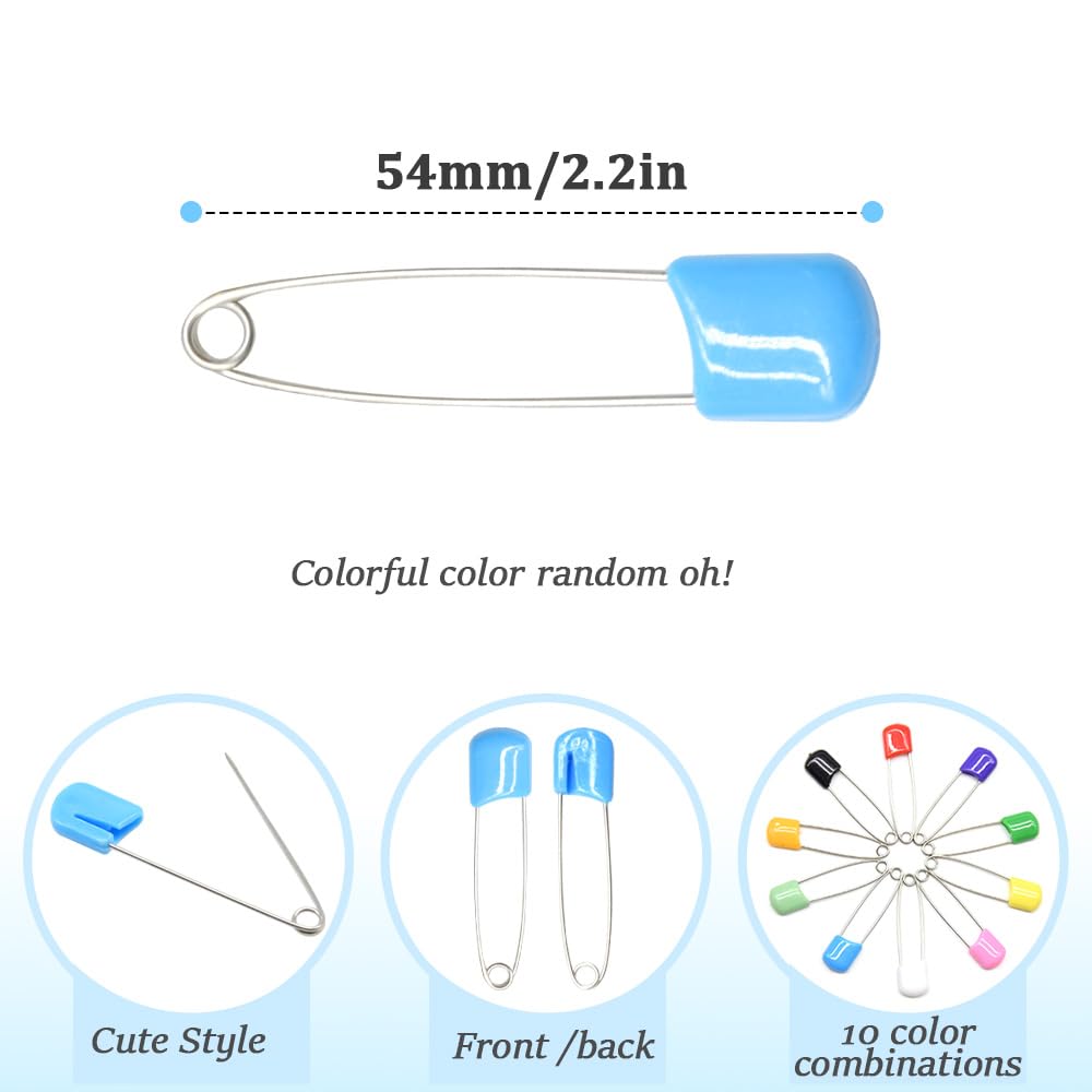 CEEYSEE stainless steel safety pins with durable body for everyday crafts