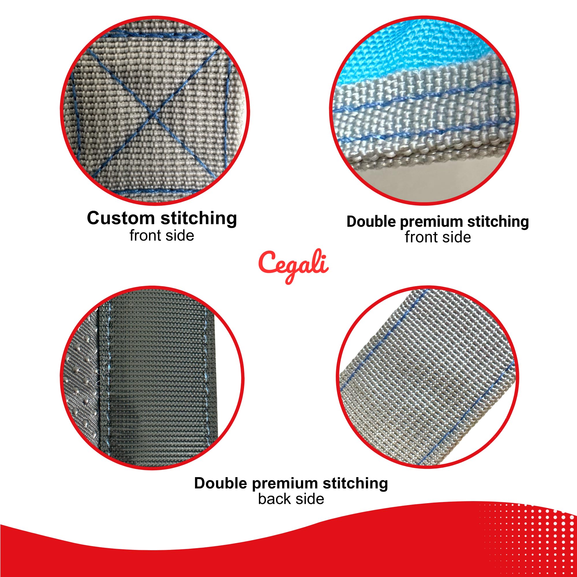 Cegali airplane seat extender durable-construction conveys long-lasting travel reliability for families.