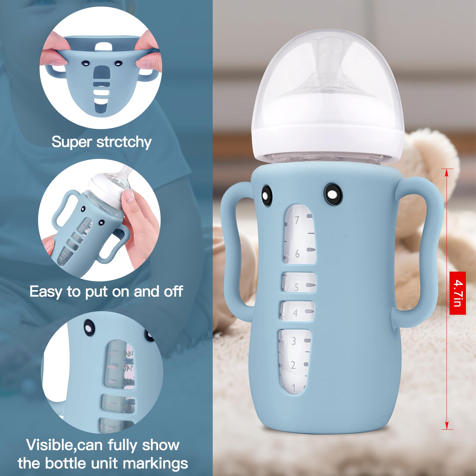 Cegzer 3-pack with handles makes self-feeding practice safer and more comfortable