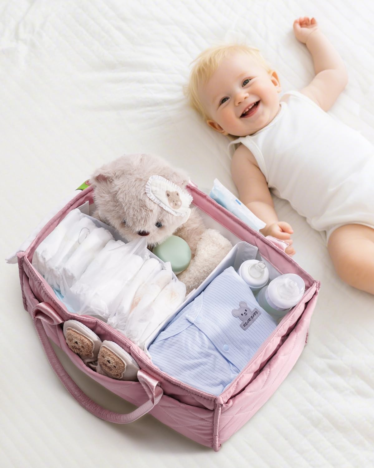 CEI-CEI diaper caddy gift-ready packaging suitable for baby showers