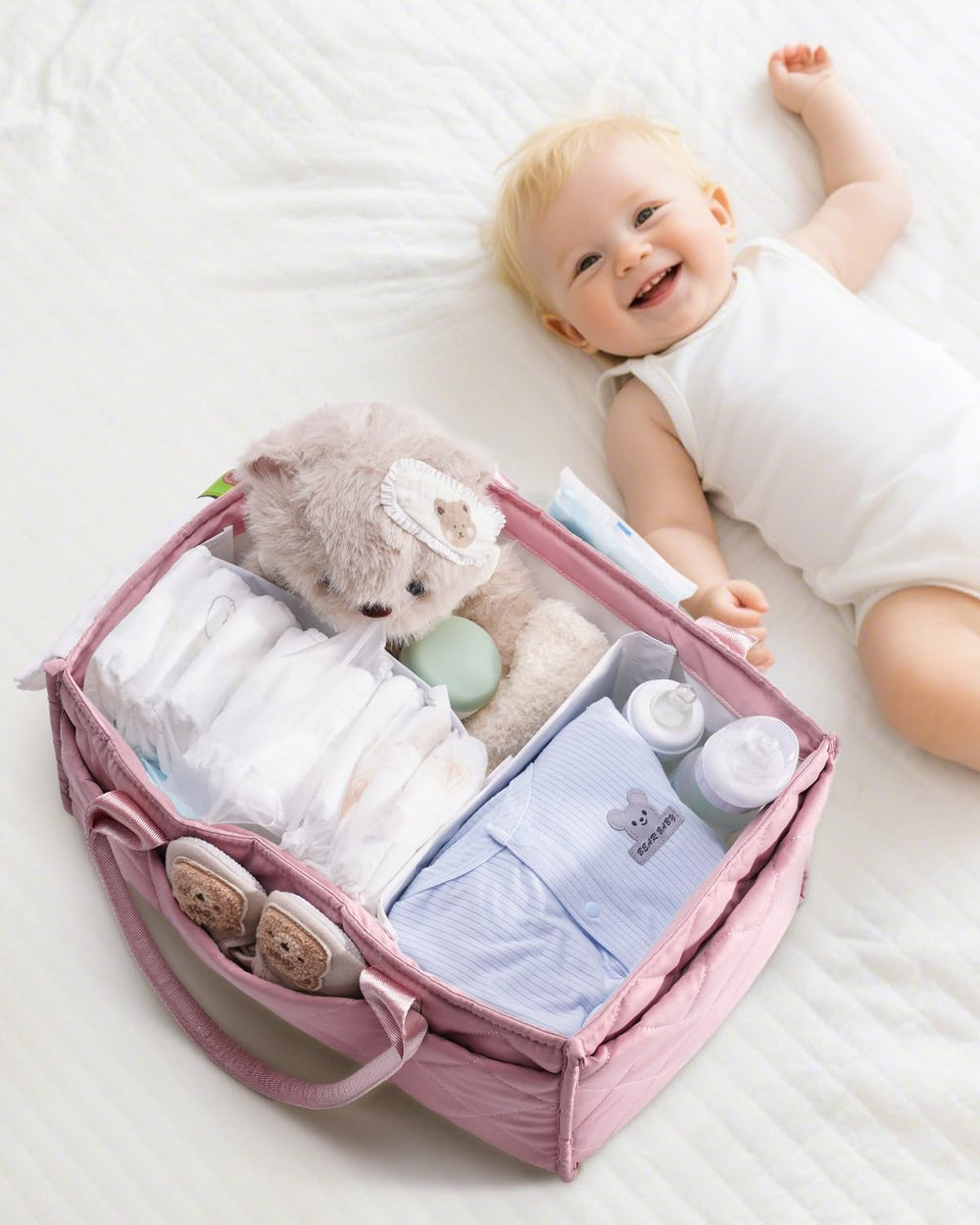 CEI-CEI diaper caddy gift-ready packaging suitable for baby showers